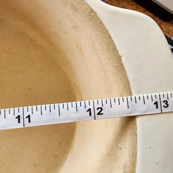 Pampered Chef Large Oval Vanilla Baking Dish Stoneware 12.5"x8.5" New Traditions - Picture 7 of 11